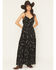 Image #1 - Idyllwind Women's Colt Floral Print Sleeveless Button-Down Maxi Dress, Black, hi-res