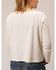 Image #2 - Roper Women's Waffle-Slub Knit Top, Cream, hi-res
