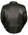 Image #3 - Milwaukee Leather Men's Lace Side Vented Scooter Jacket - 3X, Black, hi-res