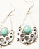 Image #2 - Shyanne Women's Mystic Valley Teardrop Earrings, Silver, hi-res