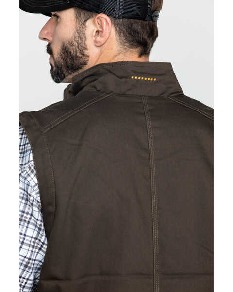 Image #5 - Ariat Men's Wren Rebar Duracanvas Work Vest , Loden, hi-res