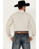 Image #4 - Ariat Men's Pro Series Kiernan Plaid Print Long Sleeve Button-Down Western Shirt, Beige, hi-res