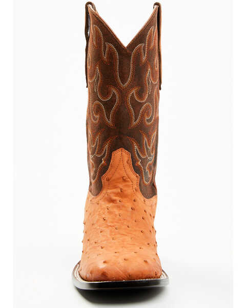 Image #4 - Cody James Men's Exotic Full Quill Ostrich Western Boots - Broad Square Toe, Tan, hi-res