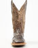 Image #4 - Corral Men's Exotic Ostrich Barbed Wire Western Boots - Broad Square Toe, Brown, hi-res