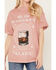 Image #3 - Girl Dangerous Women's It's The Whiskey Talking Relaxed Short Sleeve Graphic Tee, Pink, hi-res