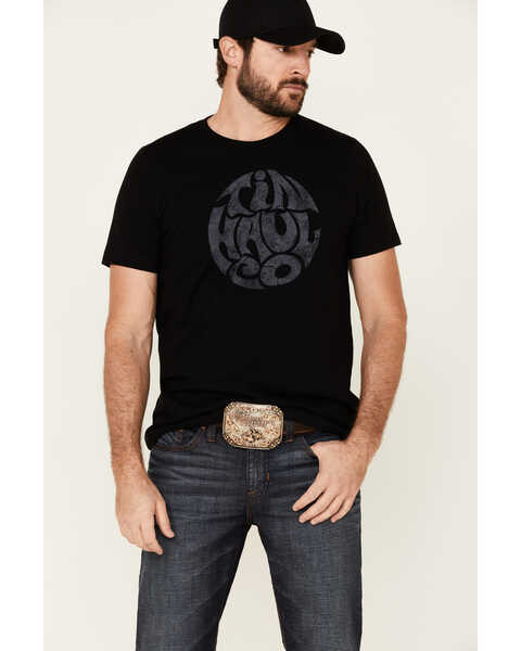 Image #1 - Tin Haul Men's Co. In Circle Vintage Logo Short Sleeve T-Shirt , Black, hi-res
