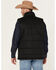 Image #4 - Cody James Men's Quilted Oil Skin Snap Vest, Black, hi-res