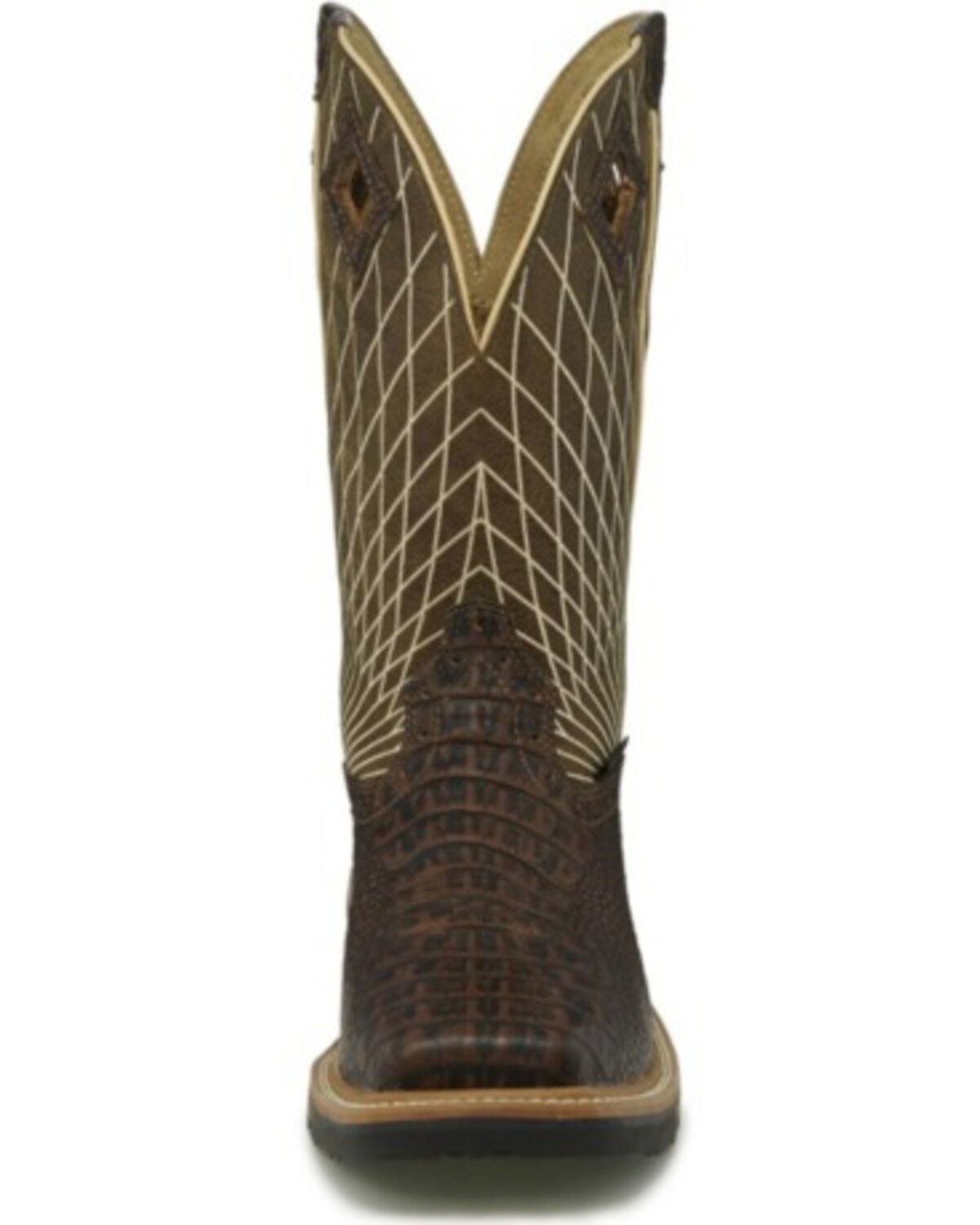 Justin croc cheap print boots
