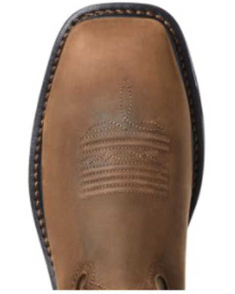 Image #4 - Ariat Men's WorkHog® Patriot Waterproof Western Work Boots - Carbon Toe, Brown, hi-res