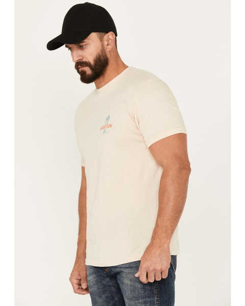 Image #2 - Brixton Men's Austin Cowboy Short Sleeve Graphic T-Shirt , Sand, hi-res