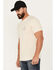 Image #2 - Brixton Men's Austin Cowboy Short Sleeve Graphic T-Shirt , Sand, hi-res
