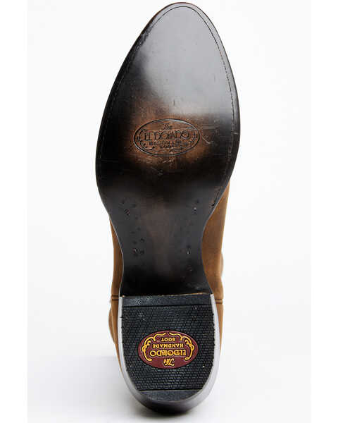Image #7 - El Dorado Men's Brown Western Boots - Round Toe, Brown, hi-res