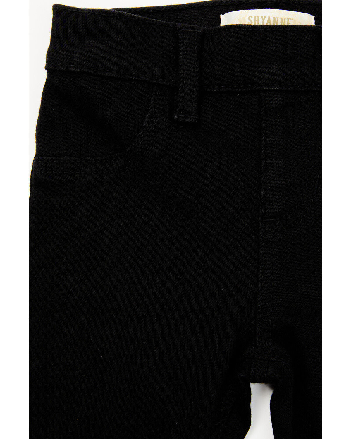 Image #2 - Shyanne Toddler Girls' Flare Stretch Denim Jeans, Black, hi-res