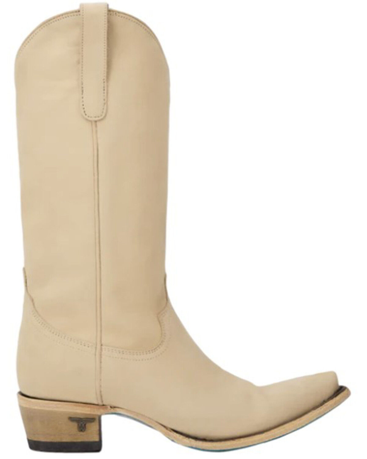 Image #2 - Lane Women's Emma Jane Tall Western Boots - Snip Toe, Ivory, hi-res