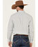 Image #4 - Cinch Men's White Stretch Geo Print Long Sleeve Western Shirt , White, hi-res