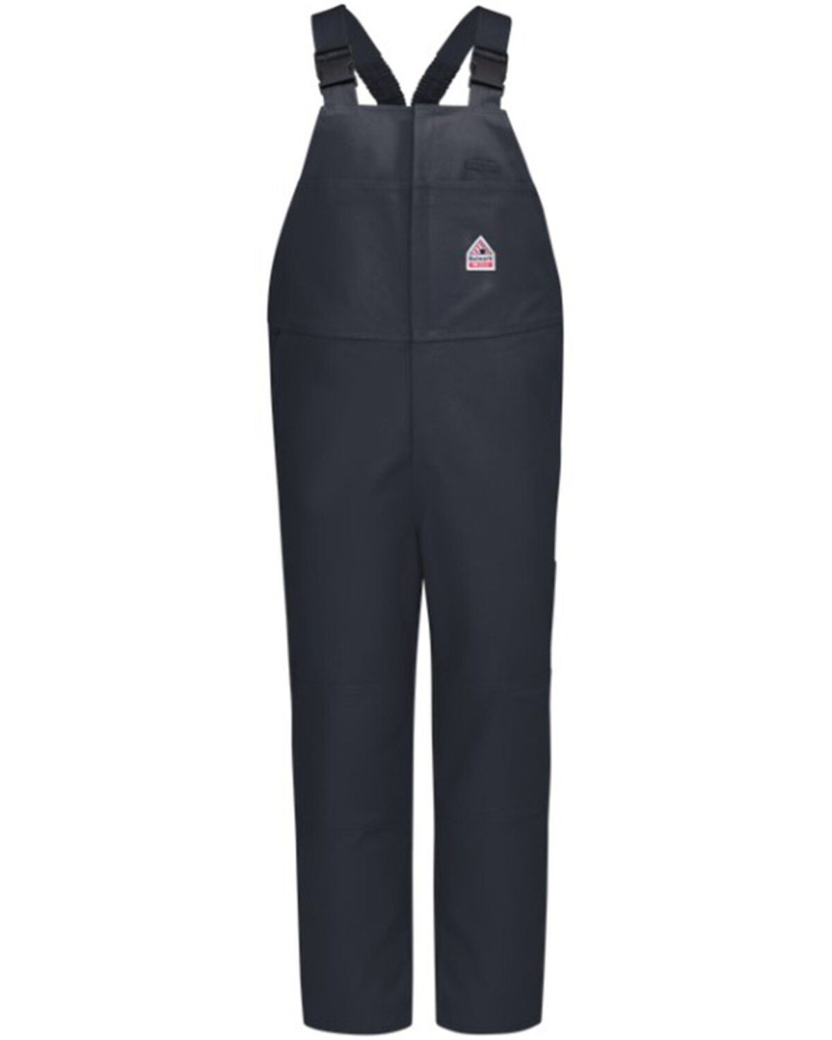 Bulwark Men's FR Duck Unlined Bib Overalls, Navy, hi-res