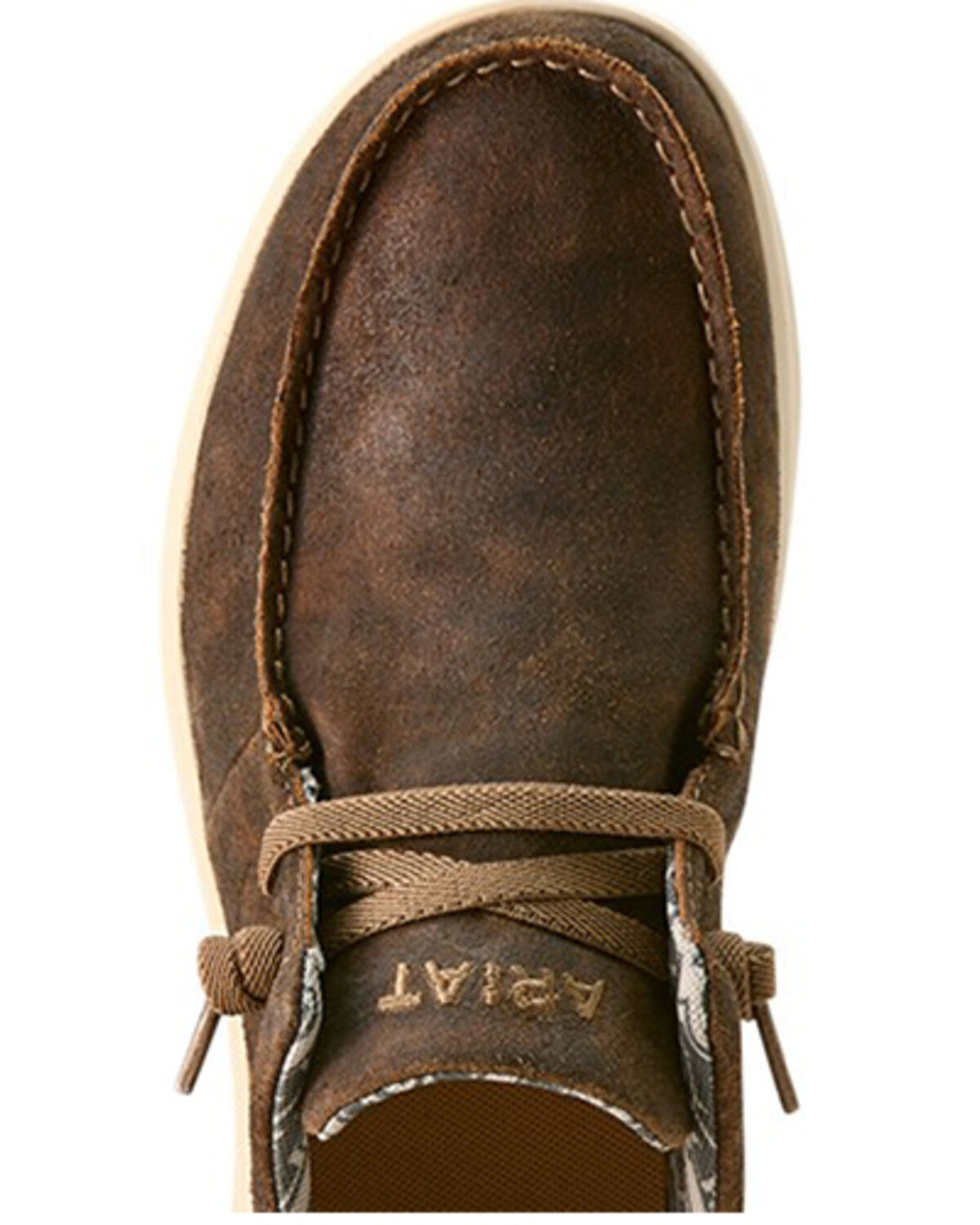 Image #4 - Ariat Men's Hilo Casual Shoes - Moc Toe, Brown, hi-res