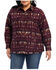 Image #1 - Ariat Women's Southwestern Print Shacket - Plus Size, Purple, hi-res