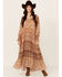 Image #1 - Spell Women's Lovers Beack Border Print Maxi Dress, Mauve, hi-res