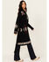 Image #2 - Idyllwind Women's Leopole Long Cardigan, Black, hi-res