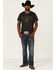 Tin Haul Men's Logo Steer Skull Graphic T-Shirt , Black, hi-res
