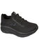 Image #1 - Skechers Women's D'Lux Walker - Round Toe, Black, hi-res