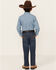 Image #3 - Wrangler 20X Little Boys' Barksdale Dark Wash Vintage Bootcut Stretch Denim Jeans, Dark Wash, hi-res