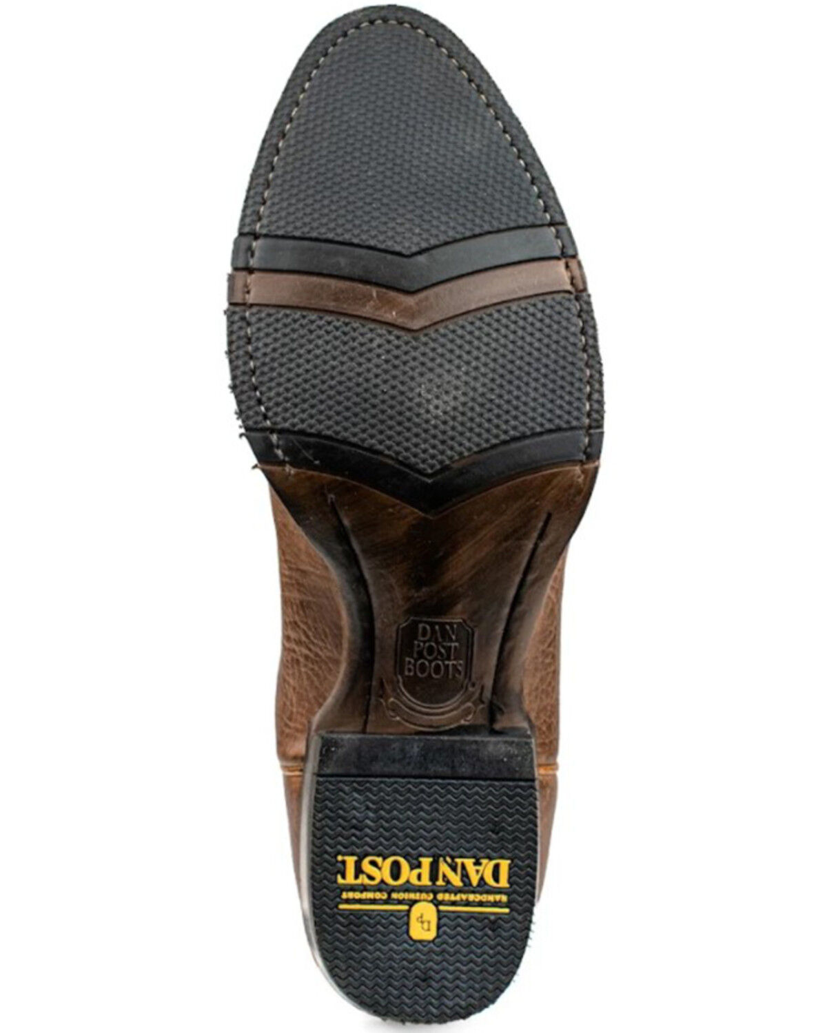 Image #7 - Dan Post Men's Armen Western Performance Boots - Round Toe, Cognac, hi-res