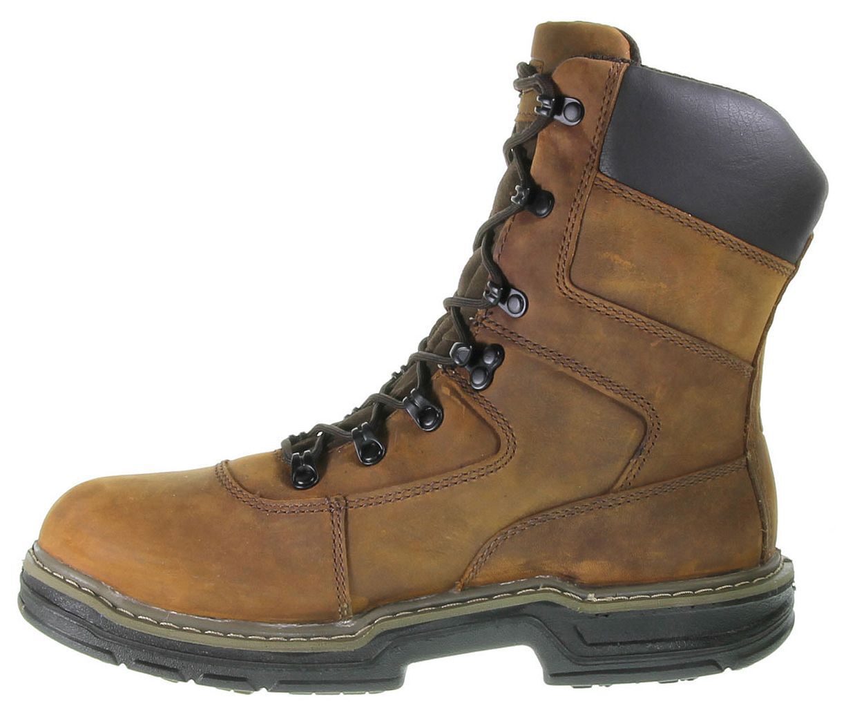 wolverine lace up steel toe boots