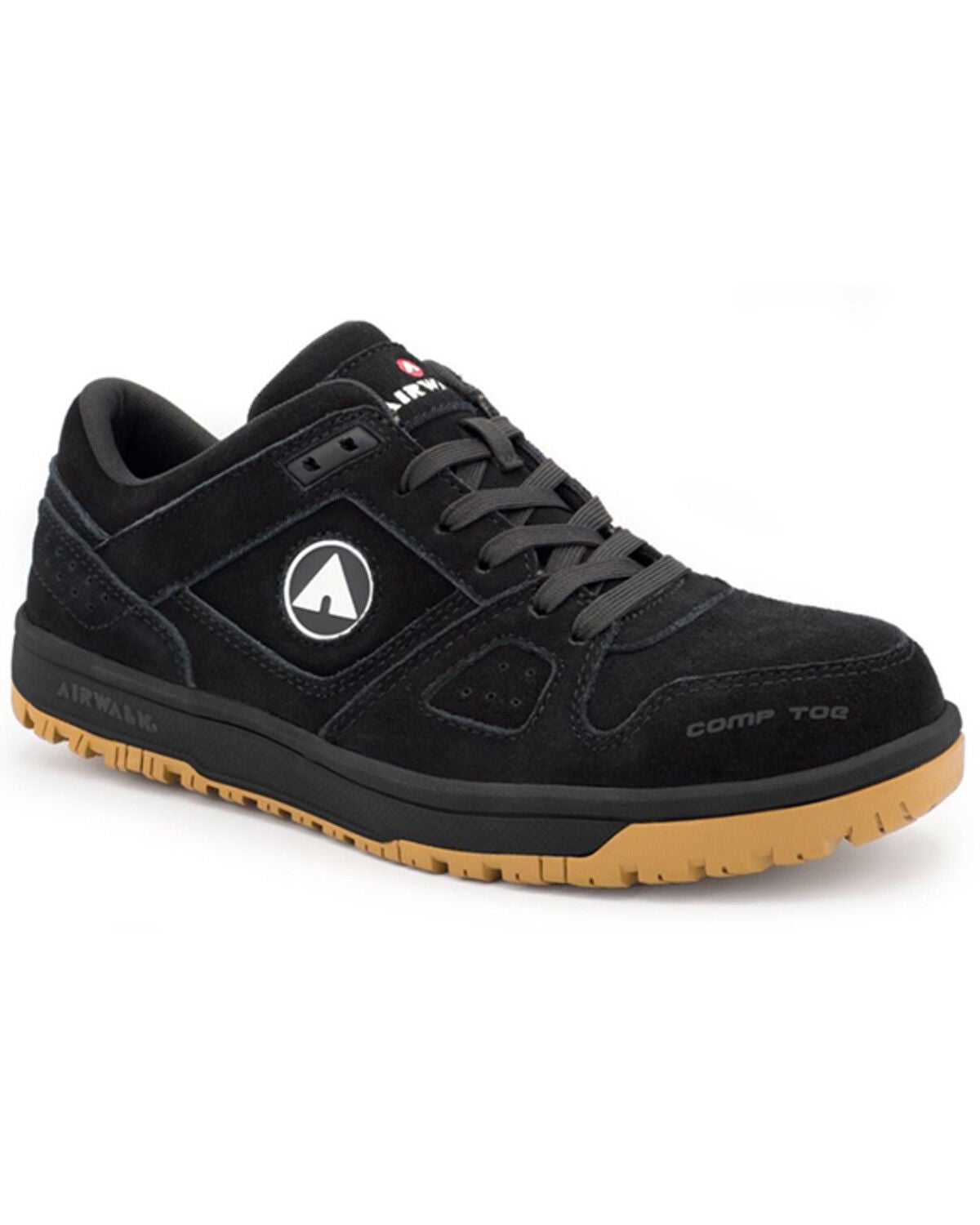 Airwalk Women's Mongo Work Shoes - Composite Toe, Black, hi-res