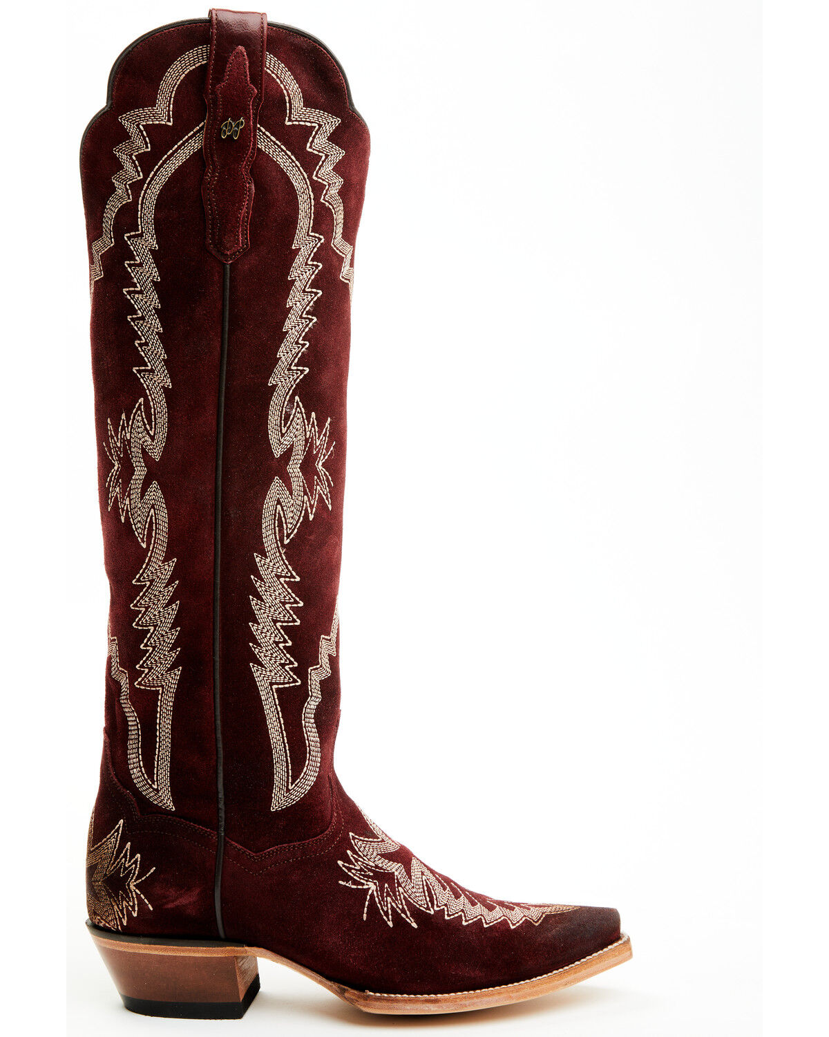 Image #2 - Dan Post Women's Marlowe Suede Western Boots - Snip Toe, , hi-res