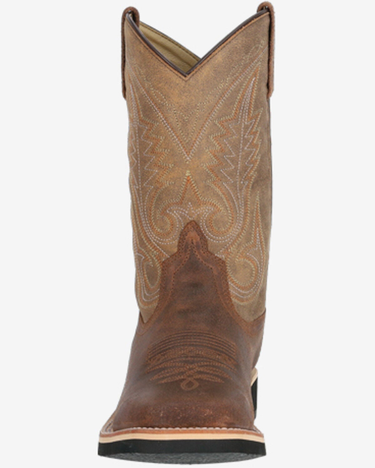 Image #3 - Smoky Mountain Men's Booneville Performance Western Boots - Broad Square Toe, Brown, hi-res