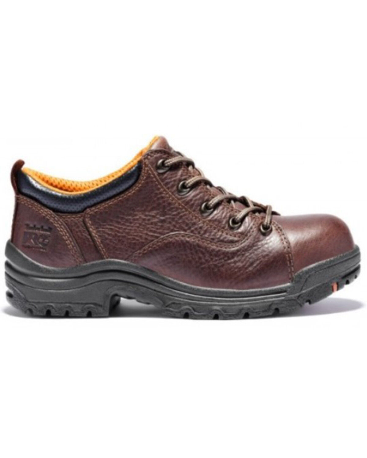Image #1 - Timberland PRO Women's TiTAN Oxford EH Work Shoes - Alloy Toe, Brown, hi-res