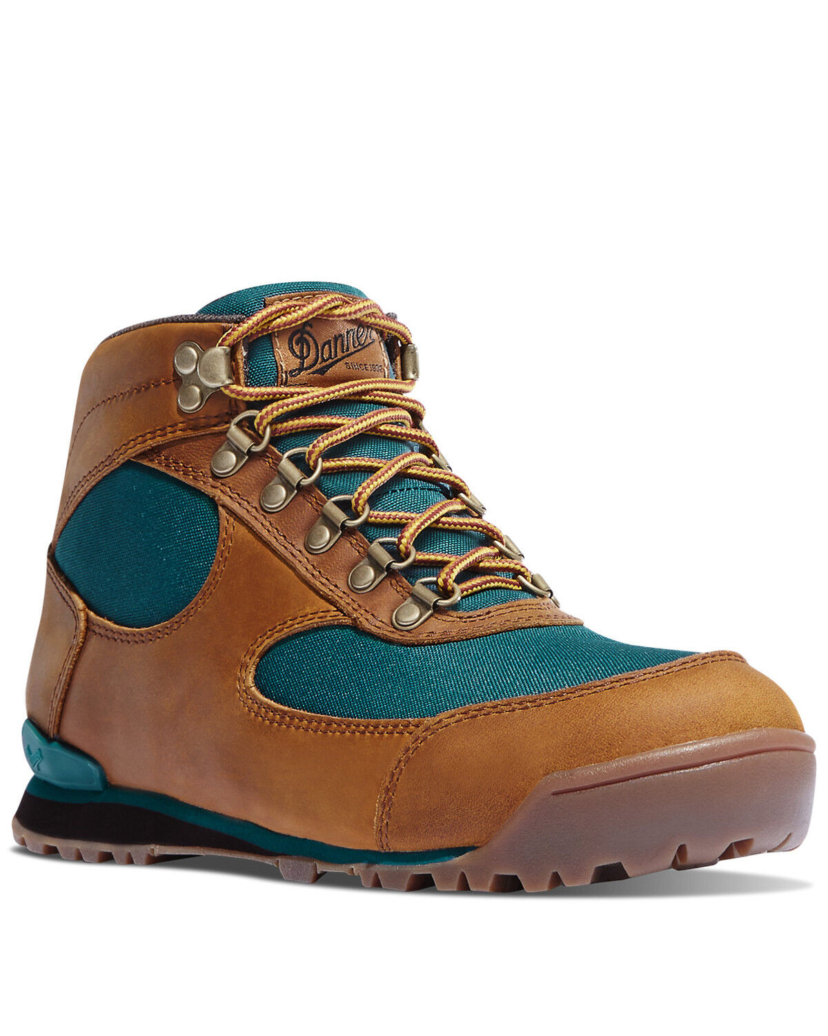 Image #1 - Danner Women's Jag Distressed Waterproof Hiking Boots - Soft Toe, Brown, hi-res