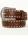 Image #1 - Shyanne Girls' Floral Tooled Belt, Brown, hi-res