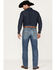 Ariat Men's M4 Riverbend Landry Medium Wash Relaxed Straight Jeans, Blue, hi-res