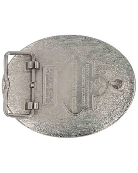 Image #2 - Montana Silversmiths PBR Open Flames Buckle, Silver, hi-res