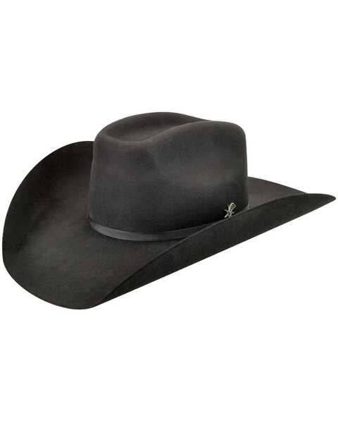 Bailey Men's Murphy II 2X Black Cowboy Hat , Black, hi-res