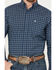 Image #3 - Ariat Men's Pro Series Karim Classic Fit Long Sleeve Button Down Western Shirt, Navy, hi-res