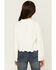 Image #4 - Shyanne Girls' Horse Print Long Bell Sleeve Shirt, Cream, hi-res