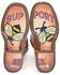 Image #2 - Tin Haul Little Girls' Flowerlicious Western Boots - Broad Square Toe, Multi, hi-res