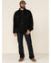 Outback Trading Co Men's Big Plaid Print Long Sleeve Western Flannel Shirt , Charcoal, hi-res