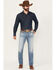 Image #1 - Cody James Men's Fire Water Medium Wash Slim Straight Stretch Denim Jeans, Medium Wash, hi-res