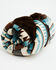 Image #1 - Boot Barn Southwestern Print Faux Fur Blanket, Turquoise, hi-res