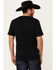 Image #4 - Wrangler Men's Boot Barn Exclusive Diamond Logo Print Short Sleeve Graphic T-Shirt, Black, hi-res