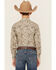 Image #4 - Cinch Boys' Paisley Print Long Sleeve Snap Western Shirt, Green, hi-res
