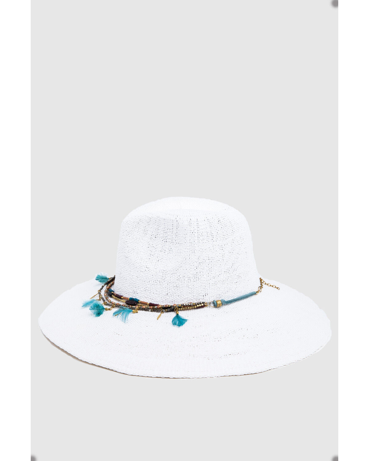 Image #3 - Nikki Beach Women's Dara Straw Western Fashion Hat, White, hi-res