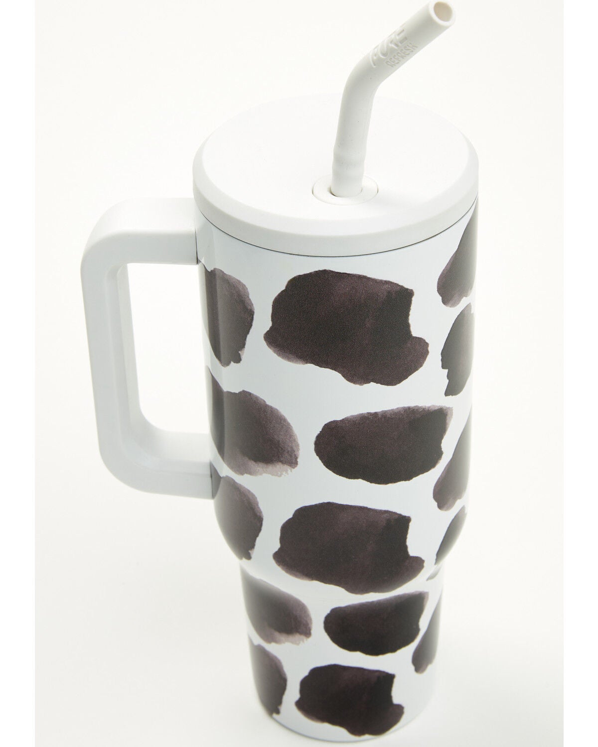 Image #2 - Boot Barn 40oz Cow Print Tumbler with Straw, Multi, hi-res