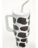 Image #2 - Boot Barn 40oz Cow Print Tumbler with Straw, Multi, hi-res