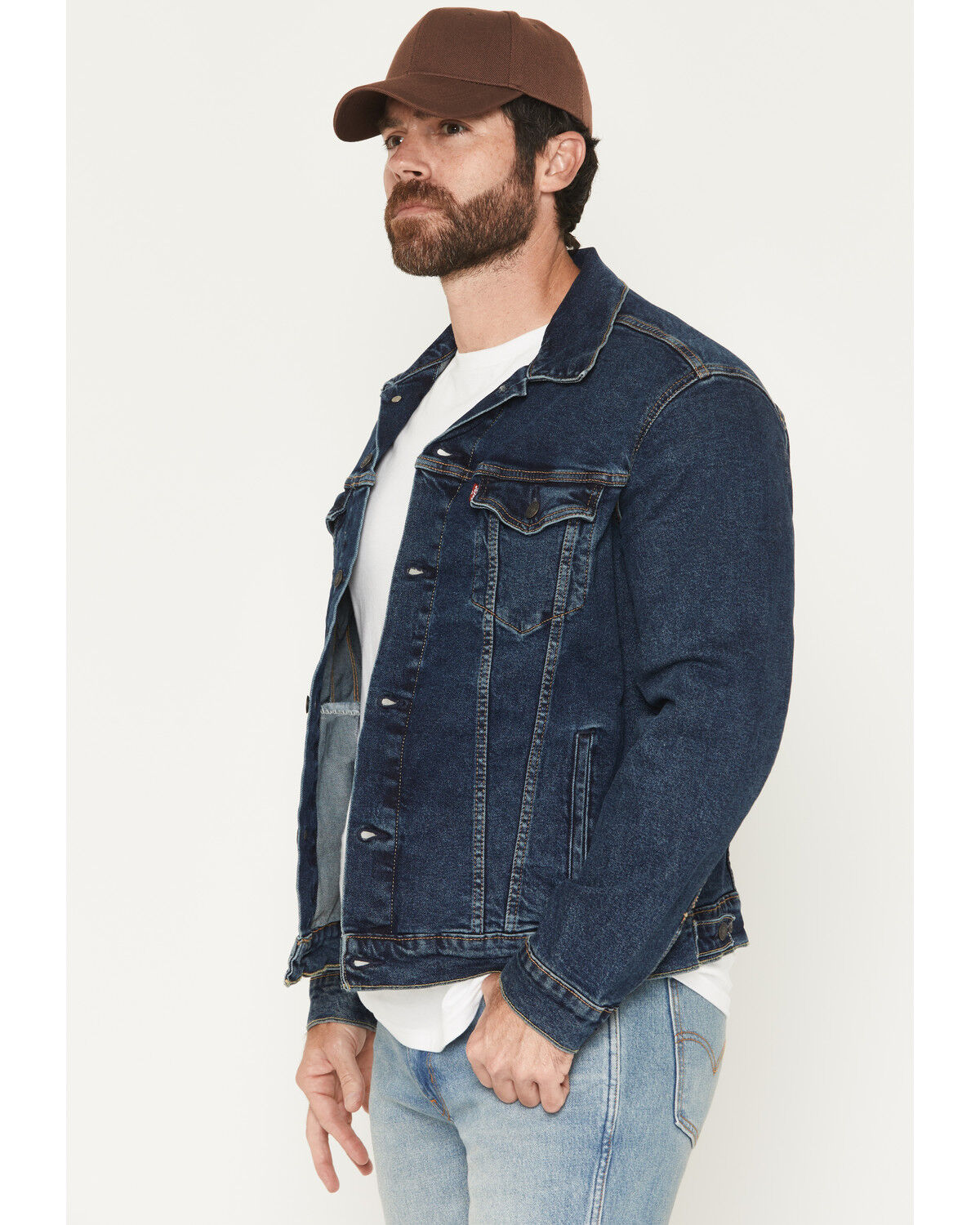 Image #2 - Levi's Men's Trucker 2.0 Button-Down Denim Jacket, Blue, hi-res